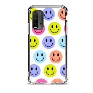 Smiley faces θήκη διάφανη & σχέδιο  d1088 γιά Xiaomi Redmi 9T