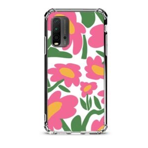 Floral θήκη διάφανη & σχέδιο  d1100 γιά Xiaomi Redmi 9T