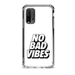 No bad vibes θήκη διάφανη & σχέδιο  d1103 γιά Xiaomi Redmi 9T