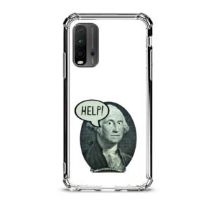 Washington help θήκη διάφανη & σχέδιο  d1112 γιά Xiaomi Redmi 9T