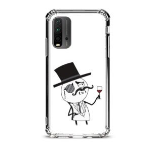 Meme figure θήκη διάφανη & σχέδιο  d1114 γιά Xiaomi Redmi 9T