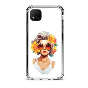 Flower girl θήκη διάφανη & σχέδιο  d1018 γιά Xiaomi Redmi 9C