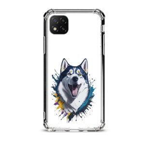 Wolf θήκη διάφανη & σχέδιο  d1021 γιά Xiaomi Redmi 9C
