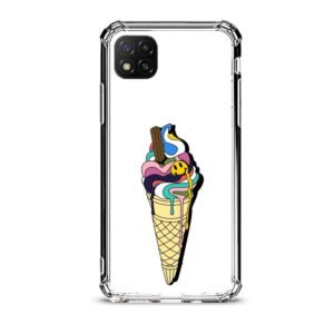 Ice cream θήκη διάφανη & σχέδιο  d1042 γιά Xiaomi Redmi 9C