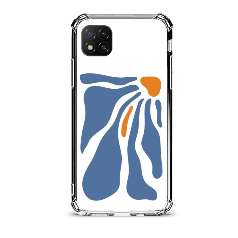 Flower abstract θήκη διάφανη & σχέδιο  d1091 γιά Xiaomi Redmi 9C
