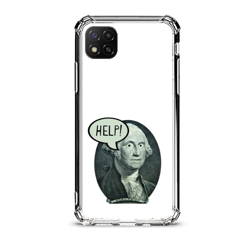 Washington help θήκη διάφανη & σχέδιο  d1112 γιά Xiaomi Redmi 9C