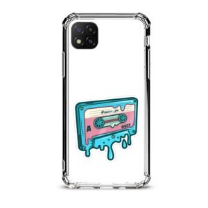 Vintage cassette θήκη διάφανη & σχέδιο  d1122 γιά Xiaomi Redmi 9C