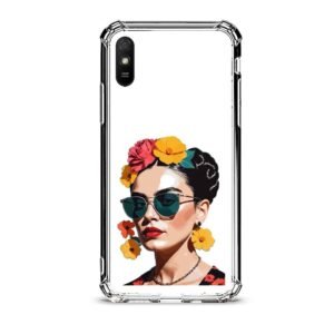Flower woman θήκη διάφανη & σχέδιο  d1044 γιά Xiaomi Redmi 9A/9AT