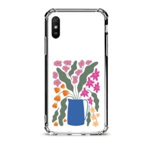 Flowers vase θήκη διάφανη & σχέδιο  d1089 γιά Xiaomi Redmi 9A/9AT