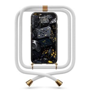 Dark dice θήκη με κορδόνι & σχέδιο 9851 για  Galaxy Note 10 Plus