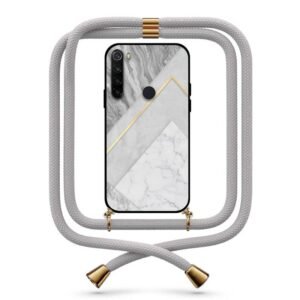 Triple marble θήκη με κορδόνι & σχέδιο 9770 για Xiaomi Redmi Note 8