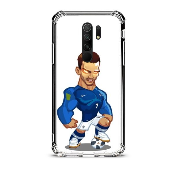 Antoine Griezmann θήκη διάφανη & σχέδιο  d1004 γιά Xiaomi Redmi 9