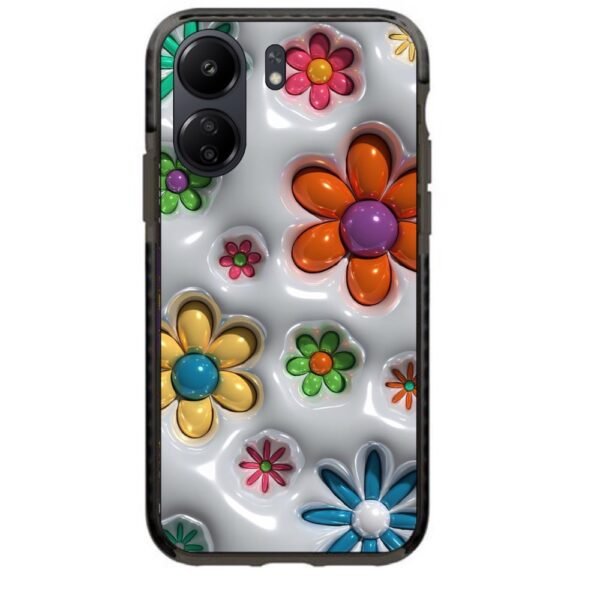 3d flowers θήκη κινητού 91564 γιά Xiaomi Redmi 13C