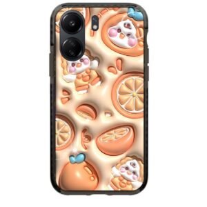 3d orange θήκη κινητού 91651 γιά Xiaomi Redmi 13C 4G