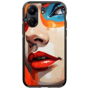 Colorful face girl θήκη κινητού 91740 γιά Xiaomi Redmi 13C 4G