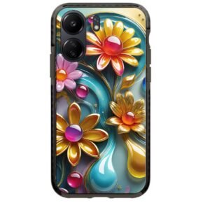 Flowers θήκη κινητού 91830 γιά Xiaomi Redmi 13C 4G