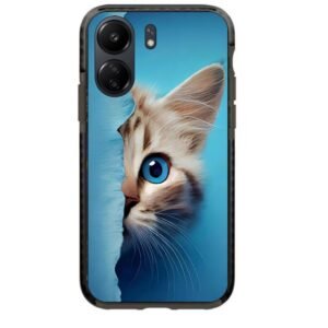 Half cat face θήκη κινητού 91932 γιά Xiaomi Redmi 13C 4G