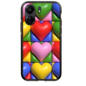 Heart pattern θήκη κινητού 91968 γιά Xiaomi Redmi 13C 4G