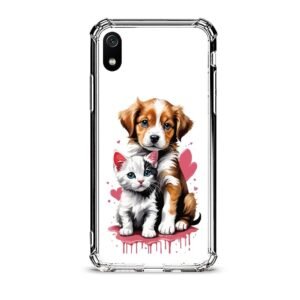 Puppy & kitten θήκη διάφανη & σχέδιο  d1028 γιά Xiaomi Redmi 7A