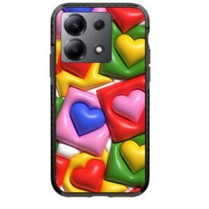 Heart pattern θήκη κινητού 91867 γιά Xiaomi Redmi Note 13 4G