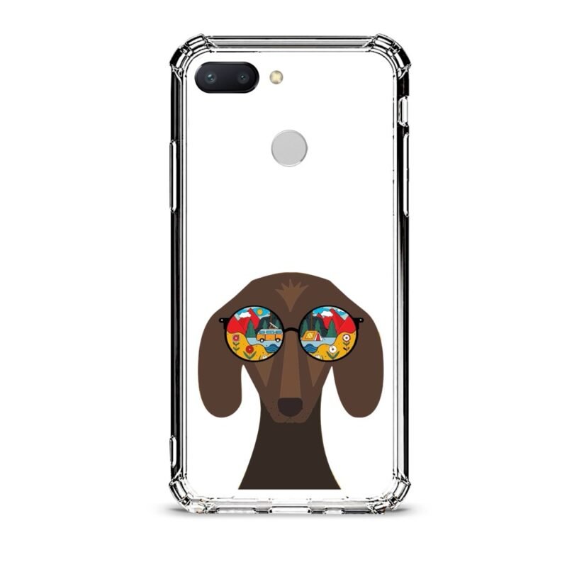 Glass dog θήκη διάφανη & σχέδιο  d1024 γιά Xiaomi Redmi 6/6A