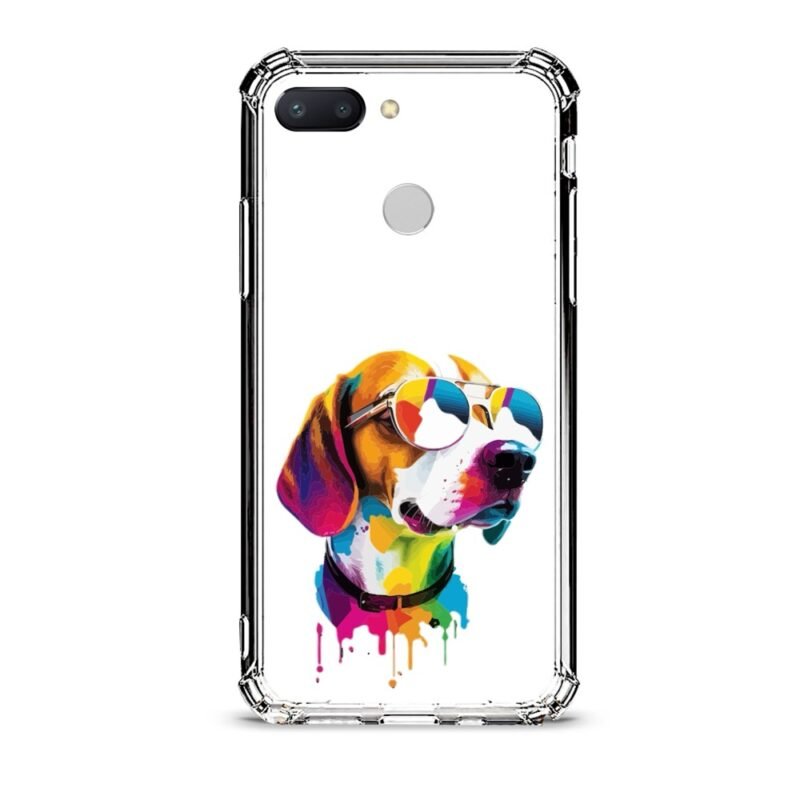 Colorful dog θήκη διάφανη & σχέδιο  d1081 γιά Xiaomi Redmi 6/6A