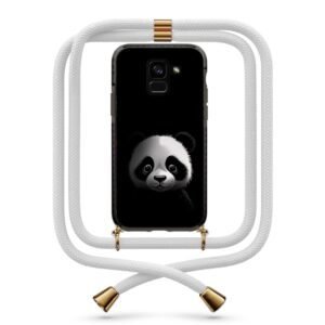 Panda θήκη με κορδόνι & σχέδιο 9852 για  Galaxy A8 Plus 2018