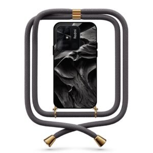 Carbon texture θήκη με κορδόνι & σχέδιο 9726 για Xiaomi Redmi 10C