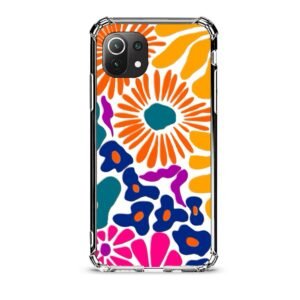 Floral θήκη διάφανη & σχέδιο  d1092 γιά Xiaomi Mi 11 Lite 4G/5G