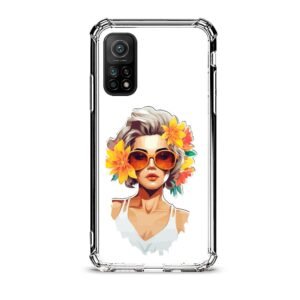 Flower girl θήκη διάφανη & σχέδιο  d1018 γιά Xiaomi Mi 10T Pro