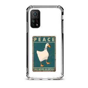No piece duck θήκη διάφανη & σχέδιο  d1107 γιά Xiaomi Mi 10T Pro