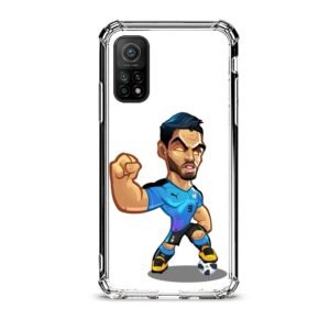 Luis Suarez θήκη διάφανη & σχέδιο  d1008 γιά Xiaomi Mi 10T