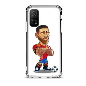 Sergio Ramos θήκη διάφανη & σχέδιο  d1011 γιά Xiaomi Mi 10T
