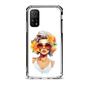 Flower girl θήκη διάφανη & σχέδιο  d1018 γιά Xiaomi Mi 10T