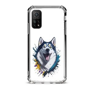 Wolf θήκη διάφανη & σχέδιο  d1021 γιά Xiaomi Mi 10T