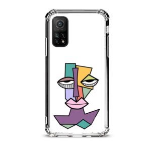 Shape face θήκη διάφανη & σχέδιο  d1026 γιά Xiaomi Mi 10T