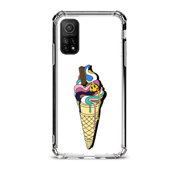 Ice cream θήκη διάφανη & σχέδιο  d1042 γιά Xiaomi Mi 10T