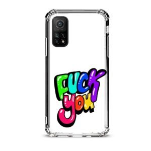 F*ck you θήκη διάφανη & σχέδιο  d1055 γιά Xiaomi Mi 10T