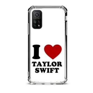 Love Swift Taylor θήκη διάφανη & σχέδιο  d1067 γιά Xiaomi Mi 10T