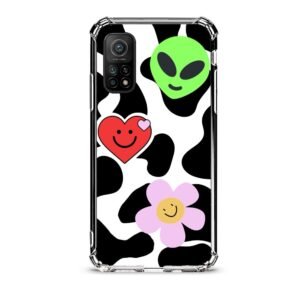 Smiley faces θήκη διάφανη & σχέδιο  d1073 γιά Xiaomi Mi 10T