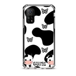 Cow print θήκη διάφανη & σχέδιο  d1077 γιά Xiaomi Mi 10T