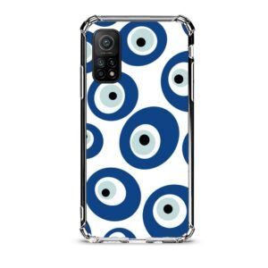 Evil eye θήκη διάφανη & σχέδιο  d1085 γιά Xiaomi Mi 10T