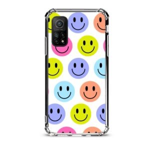 Smiley faces θήκη διάφανη & σχέδιο  d1088 γιά Xiaomi Mi 10T