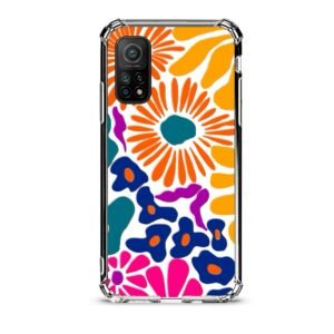 Floral θήκη διάφανη & σχέδιο  d1092 γιά Xiaomi Mi 10T