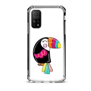Colorful bird θήκη διάφανη & σχέδιο  d1093 γιά Xiaomi Mi 10T