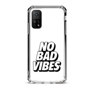 No bad vibes θήκη διάφανη & σχέδιο  d1103 γιά Xiaomi Mi 10T