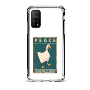 No piece duck θήκη διάφανη & σχέδιο  d1107 γιά Xiaomi Mi 10T