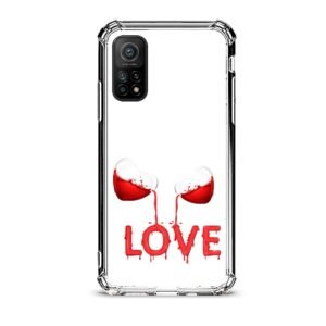 Liquid love θήκη διάφανη & σχέδιο  d1110 γιά Xiaomi Mi 10T