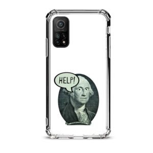 Washington help θήκη διάφανη & σχέδιο  d1112 γιά Xiaomi Mi 10T