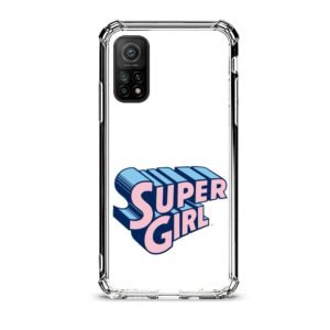 Super girl θήκη διάφανη & σχέδιο  d1115 γιά Xiaomi Mi 10T